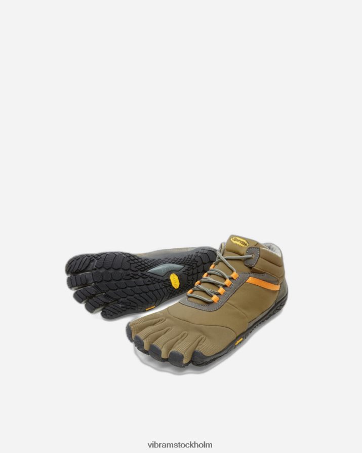 kvinnor khaki/druva vandringsuppstigning isolerad 868HBJ106 Vibram Skodon