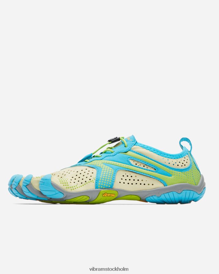 kvinnor lime/blått v-run 868HBJ121 Vibram Skodon