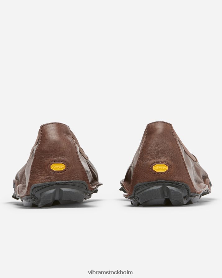 kvinnor brun svart en fjärdedel läder 868HBJ137 Vibram Skodon