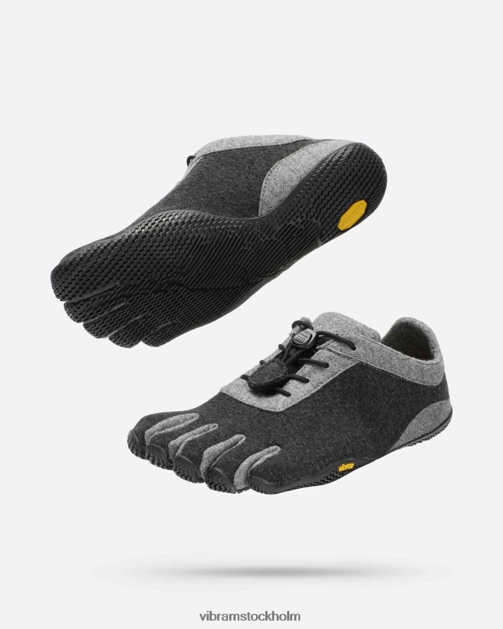 kvinnor grå/ljusgrå/svart kso eko ull 868HBJ11 Vibram Skodon