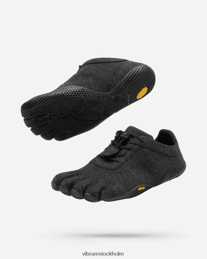 kvinnor grå/svart kso eko ull 868HBJ99 Vibram Skodon