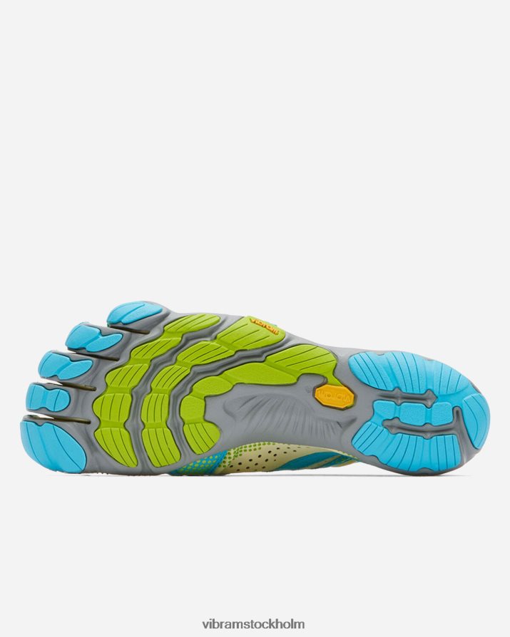 kvinnor lime/blått v-run 868HBJ121 Vibram Skodon