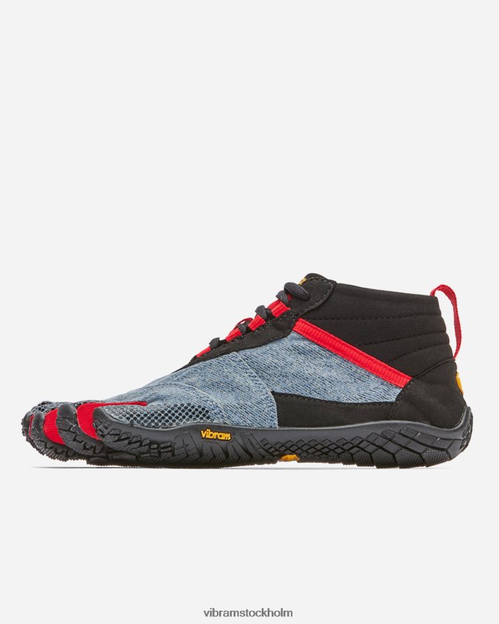 kvinnor ljus denim/röd v-trek 868HBJ1 Vibram Skodon