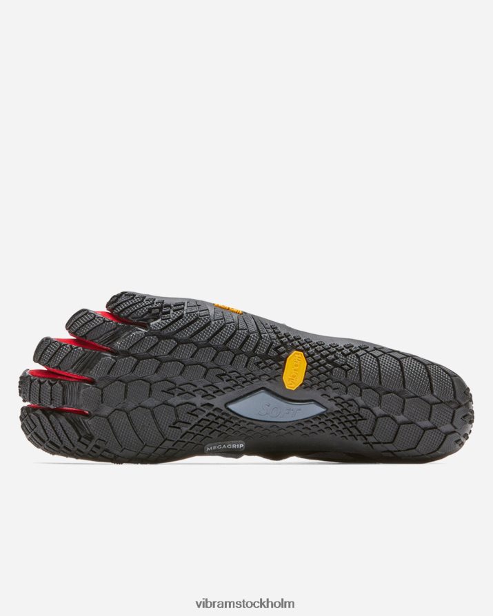 kvinnor ljus denim/röd v-trek 868HBJ1 Vibram Skodon