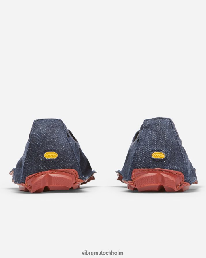 kvinnor mörkblå/tegel one quarter jeans 868HBJ127 Vibram Skodon