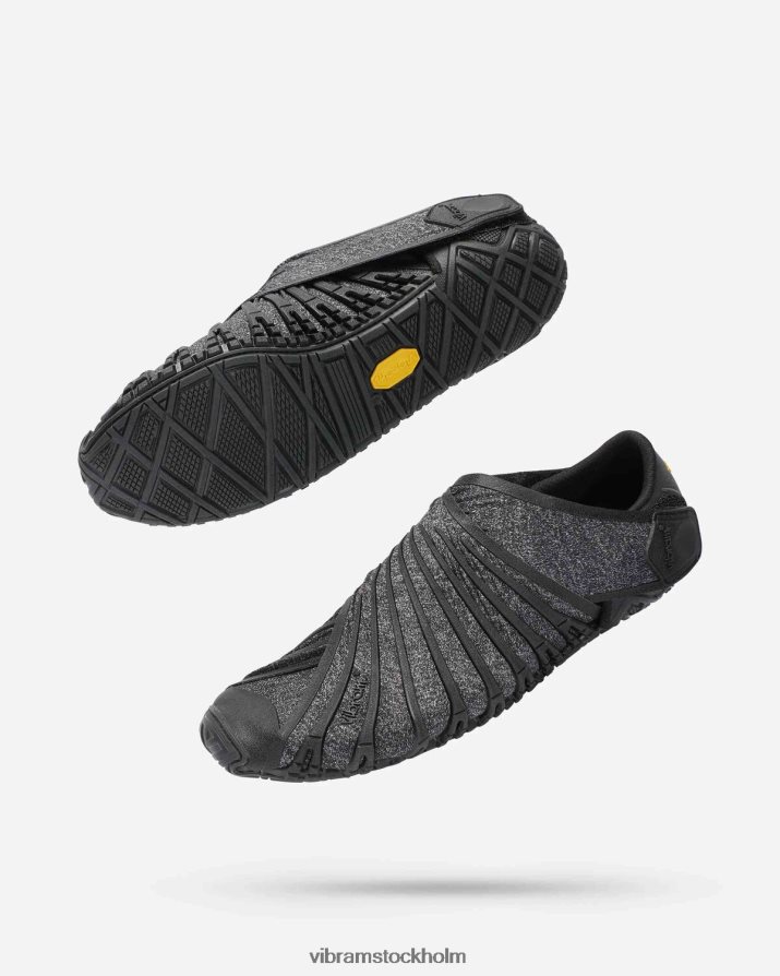 kvinnor svart furoshiki ekofri 868HBJ35 Vibram Skodon