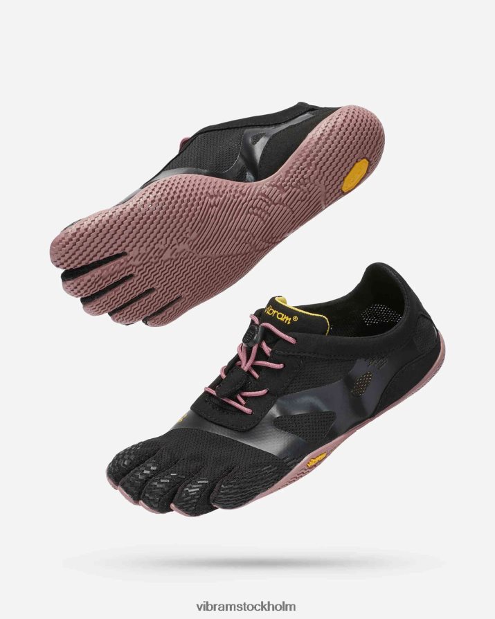 kvinnor svart ros kso evo 868HBJ22 Vibram Skodon