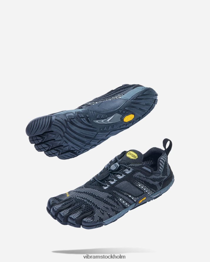 kvinnor svart/grå kmd evo 868HBJ4 Vibram Skodon