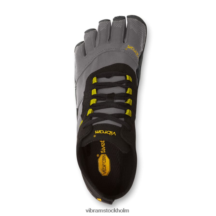 kvinnor svart/grå/citronell v-trek 868HBJ113 Vibram Skodon