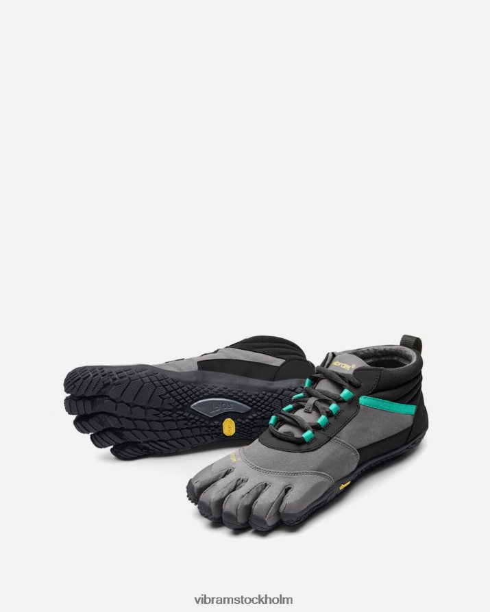 kvinnor svart/grå/grön v-trek isolerad 868HBJ84 Vibram Skodon