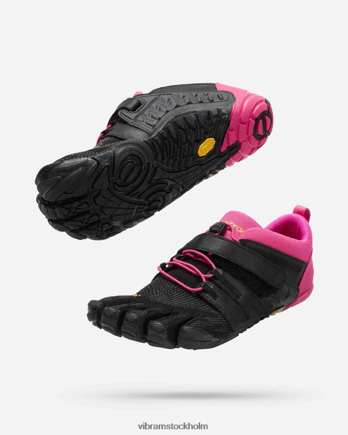 kvinnor svart/rosa v-tåg 20 868HBJ72 Vibram Skodon