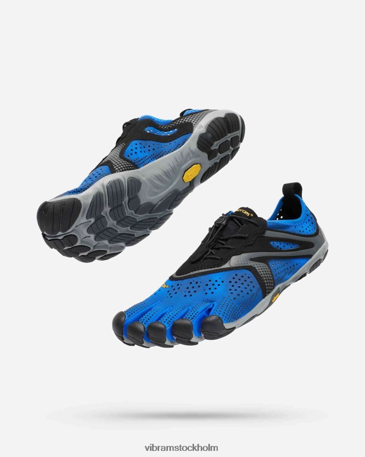 män blå svart v-run 868HBJ107 Vibram Skodon