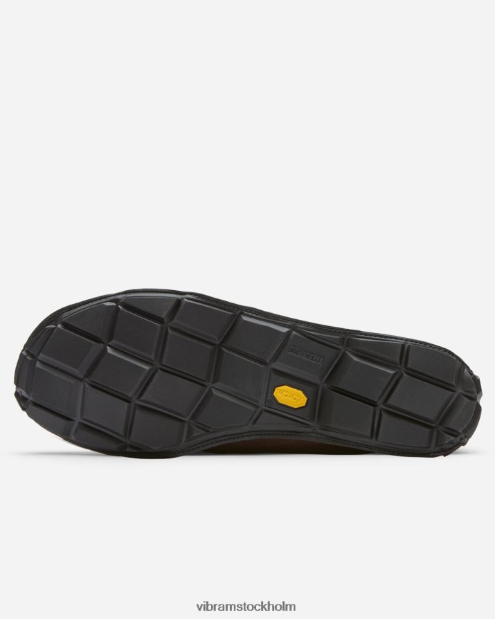 män brun svart en fjärdedel läder 868HBJ123 Vibram Skodon