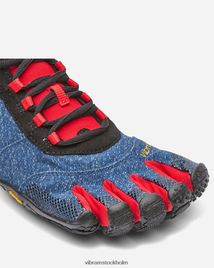 män denim/röd v-trek 868HBJ2 Vibram Skodon