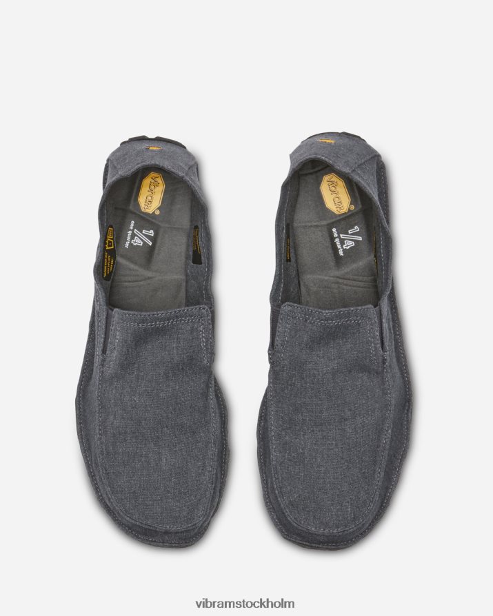 män grå/svart en fjärdedel hampa 868HBJ139 Vibram Skodon