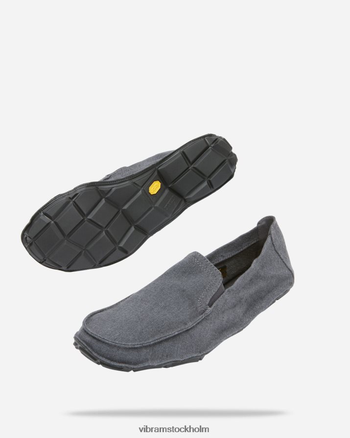 män grå/svart en fjärdedel hampa 868HBJ139 Vibram Skodon