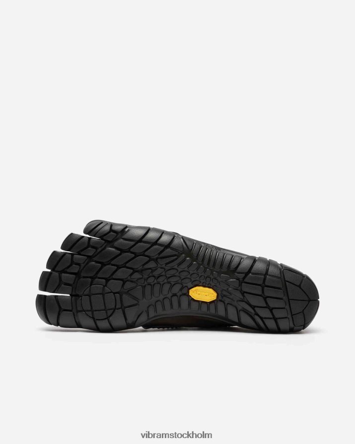 män svart cvt-läder 868HBJ30 Vibram Skodon