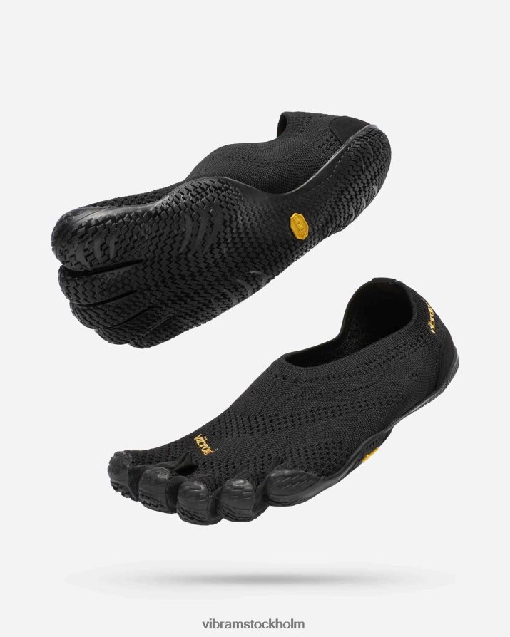 män svart el-x stickad 868HBJ10 Vibram Skodon