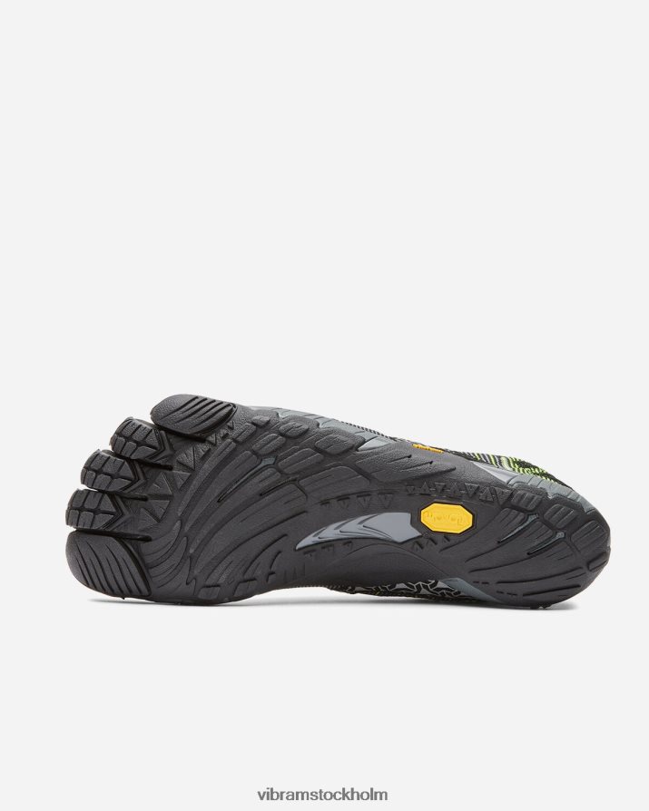 män svart gul kmd evo 868HBJ5 Vibram Skodon