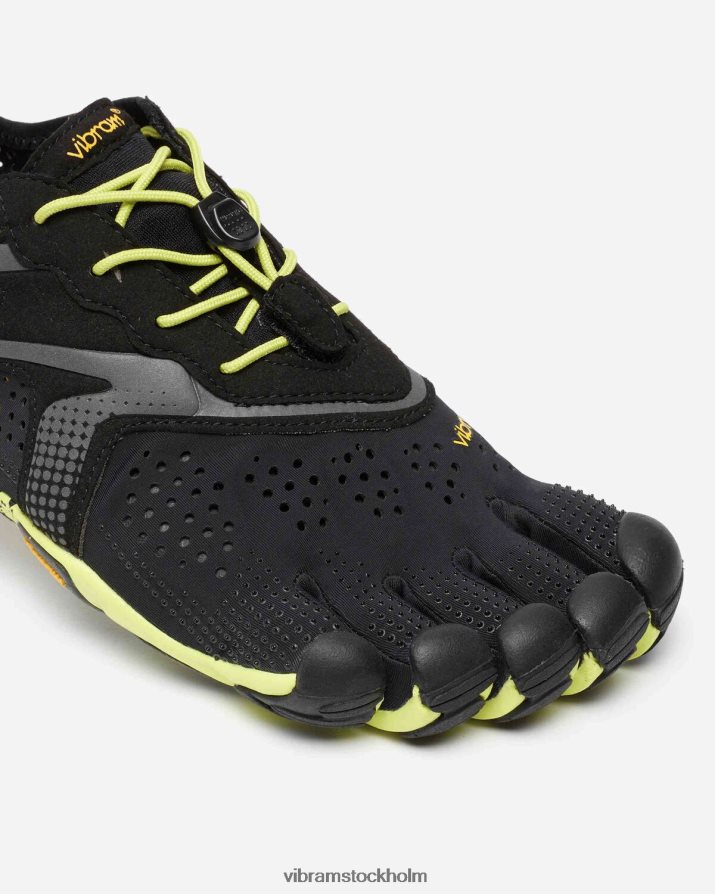 män svart gul v-run 868HBJ13 Vibram Skodon