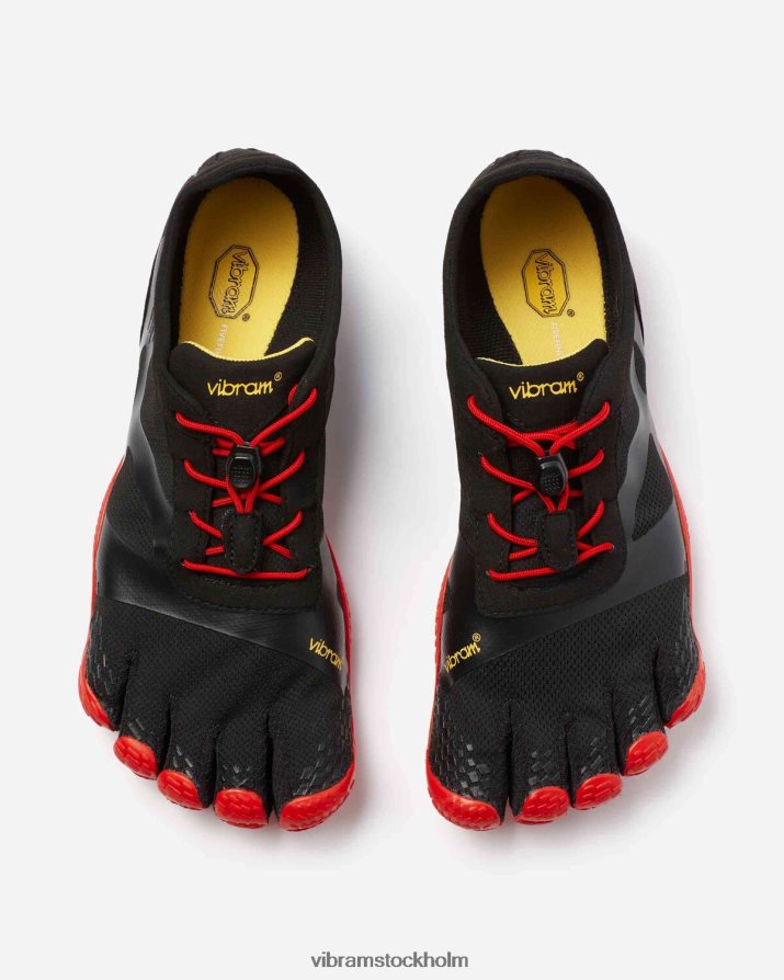 män svart röd kso evo 868HBJ9 Vibram Skodon