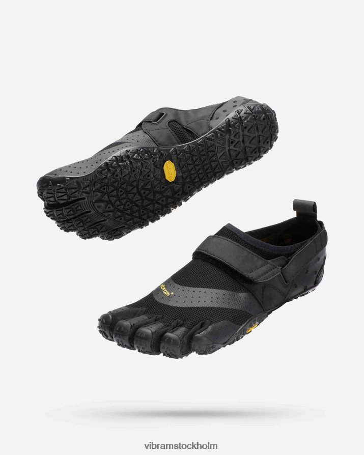 män svart v-aqua 868HBJ53 Vibram Skodon