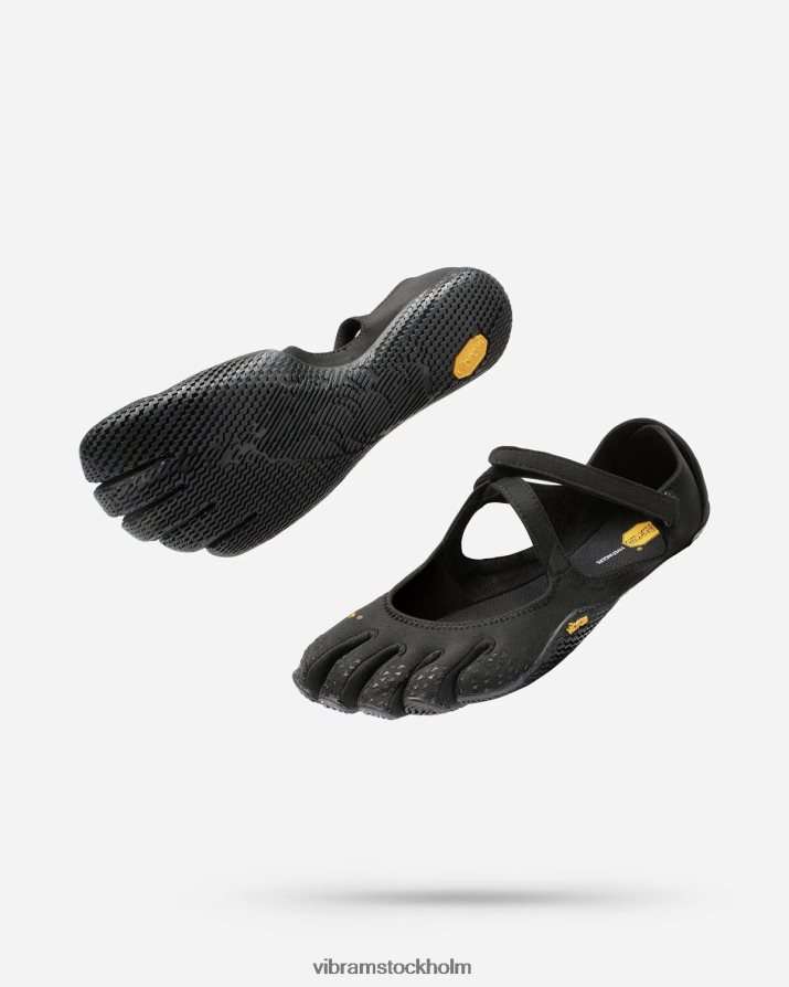 män svart v-själ 868HBJ67 Vibram Skodon