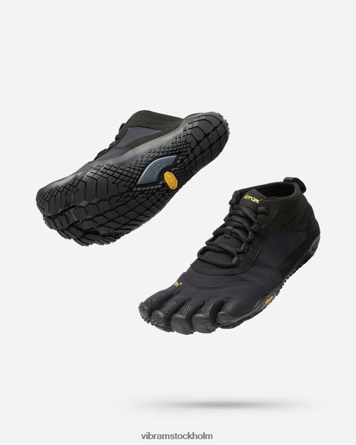 män svart v-trek 868HBJ94 Vibram Skodon