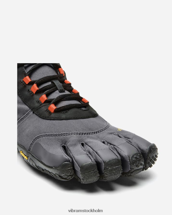 män svart/grå/lågröd v-trek isolerad 868HBJ36 Vibram Skodon