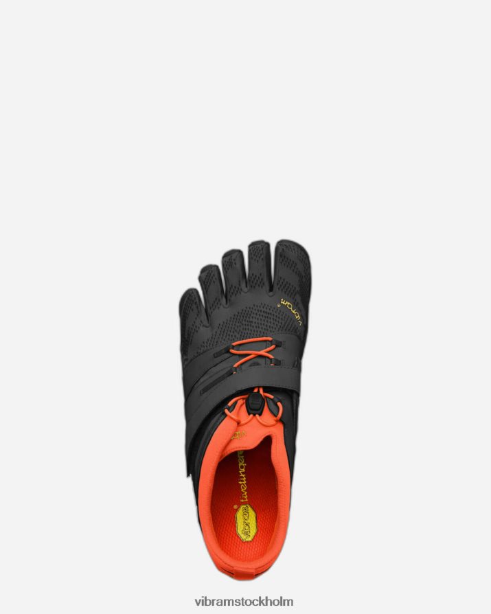 män svart/orange v-tåg 20 868HBJ61 Vibram Skodon