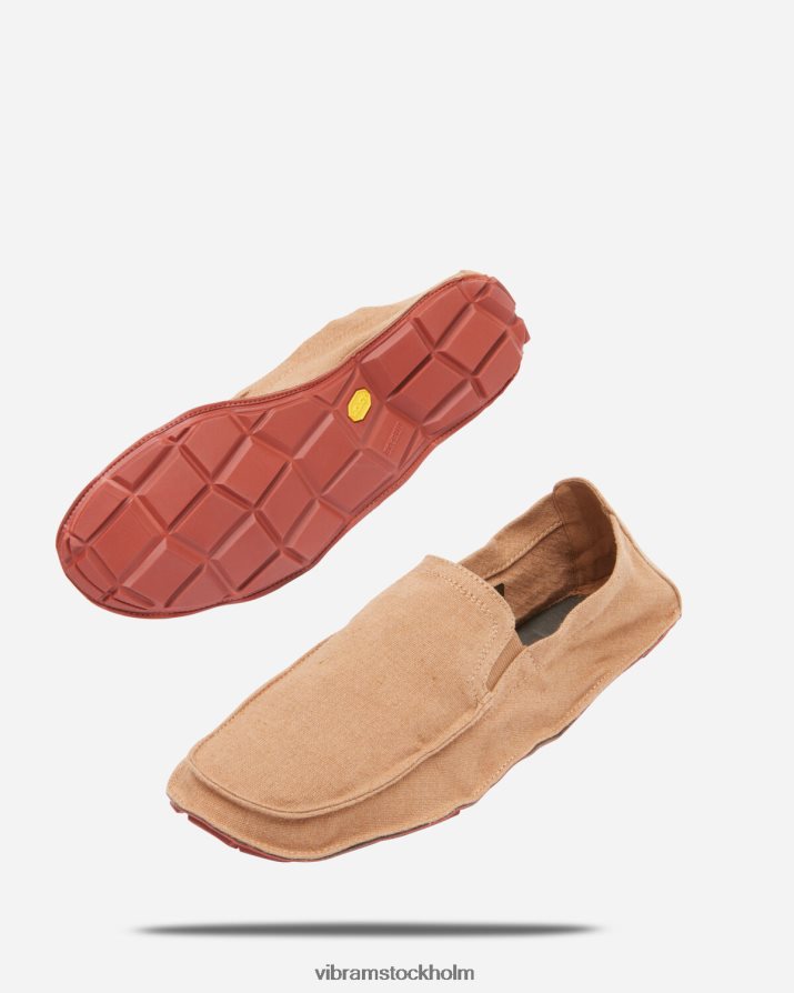 män tobak/tegel en fjärdedel hampa 868HBJ124 Vibram Skodon